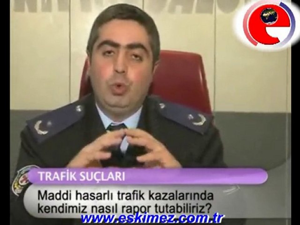 Maddi hasarlı trafik kazalarında kendimiz nasıl rapor