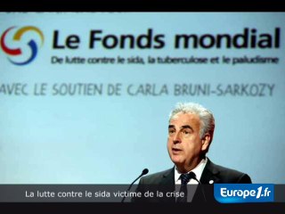 la crise touche la lutte contre le sida