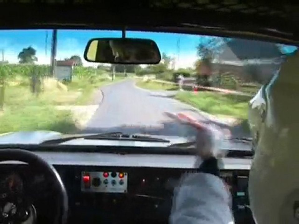 Short Rally Oudenburg 2010 On Board Simca Rallye 2