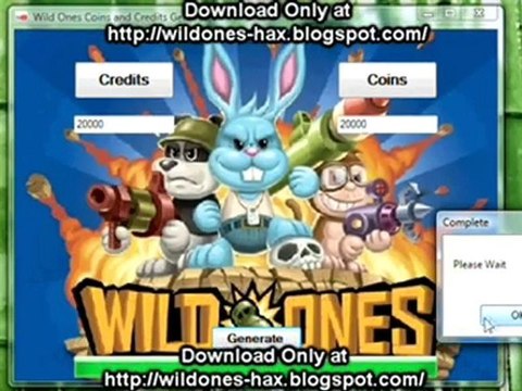 Wild Ones Generator [NEW HACK] FaceBook Credits and Coins