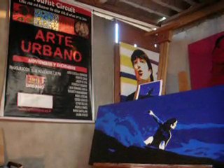 Painting to Sofia Mulanovich