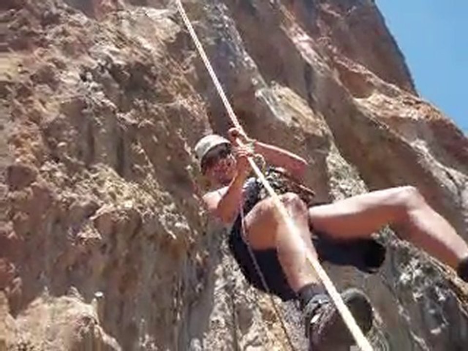 Sabrina Rappel 50 metres sierra de guara Part 3