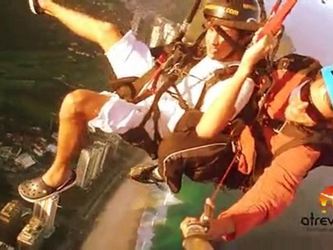 (HD) Voo Duplo de Parapente no Rio :: Pedra da Gávea (2010)