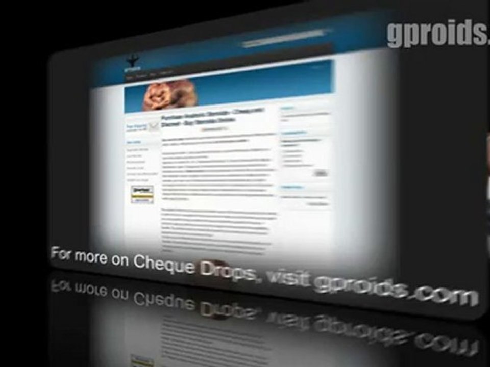 Cheque Drops - Steroid Profiles