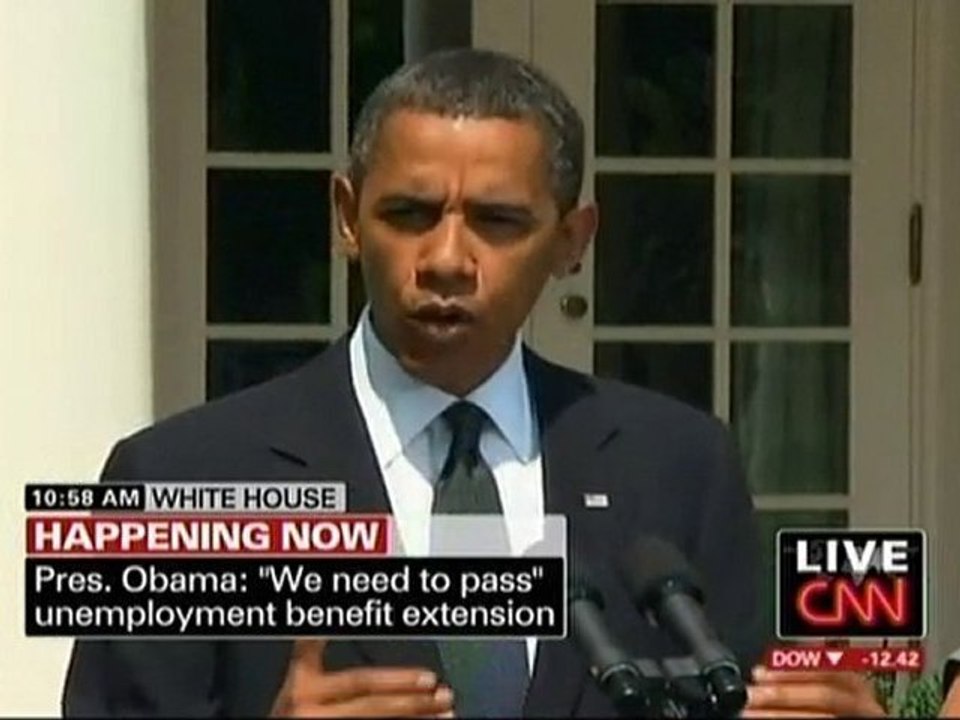 President Obama on Unemployment 7-19-2010