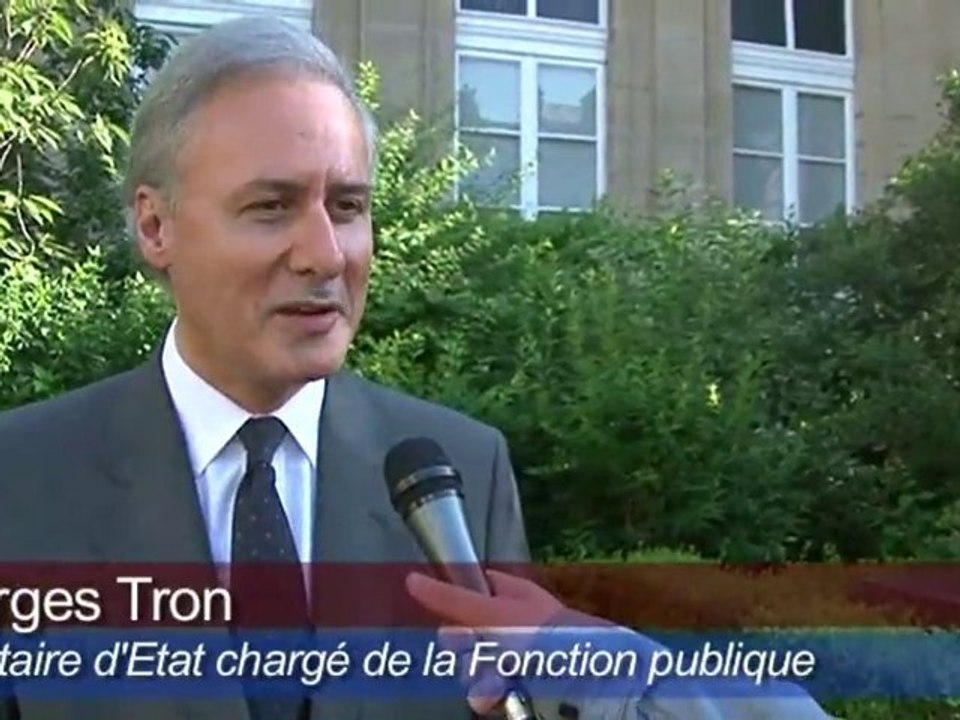 Georges Tron, secrétaire d'Etat à la Fonction publique