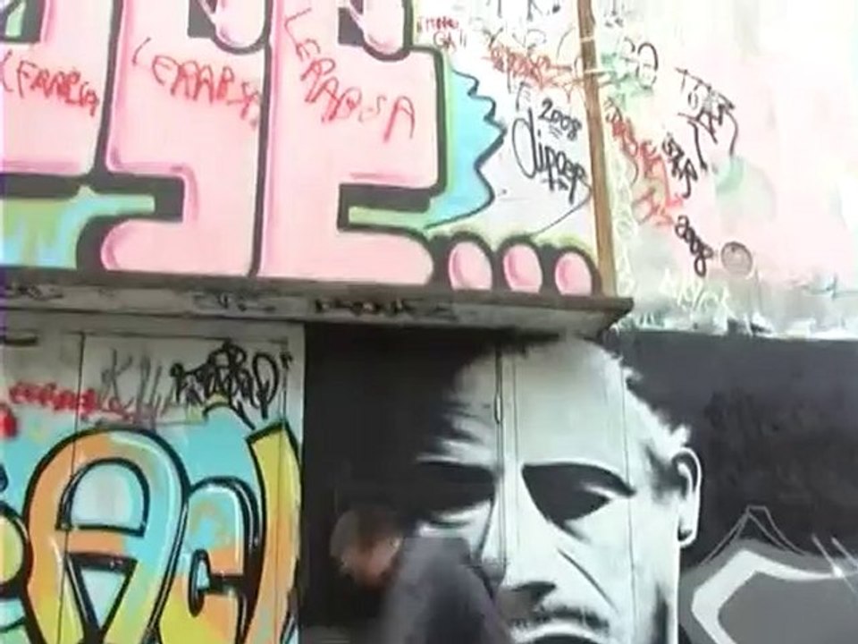 Graffiti Le Parrain. Création de Swtch One (Charly BORGHI)