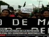 Sepultan a víctimas de represión policial en Panamá