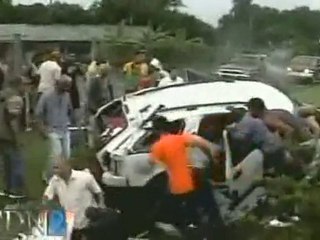 accidente en la autopista Duarte