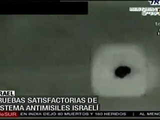 Israel prueba con éxito sistema antimisiles