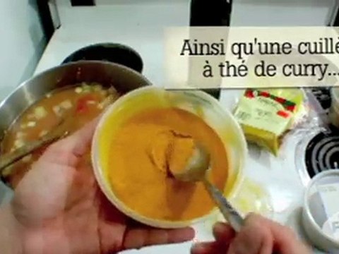 SOUPE DE LENTILLES À l'INDIENNE