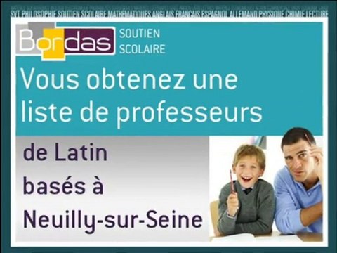 Cours particulier Latin - Neuilly-sur-Seine