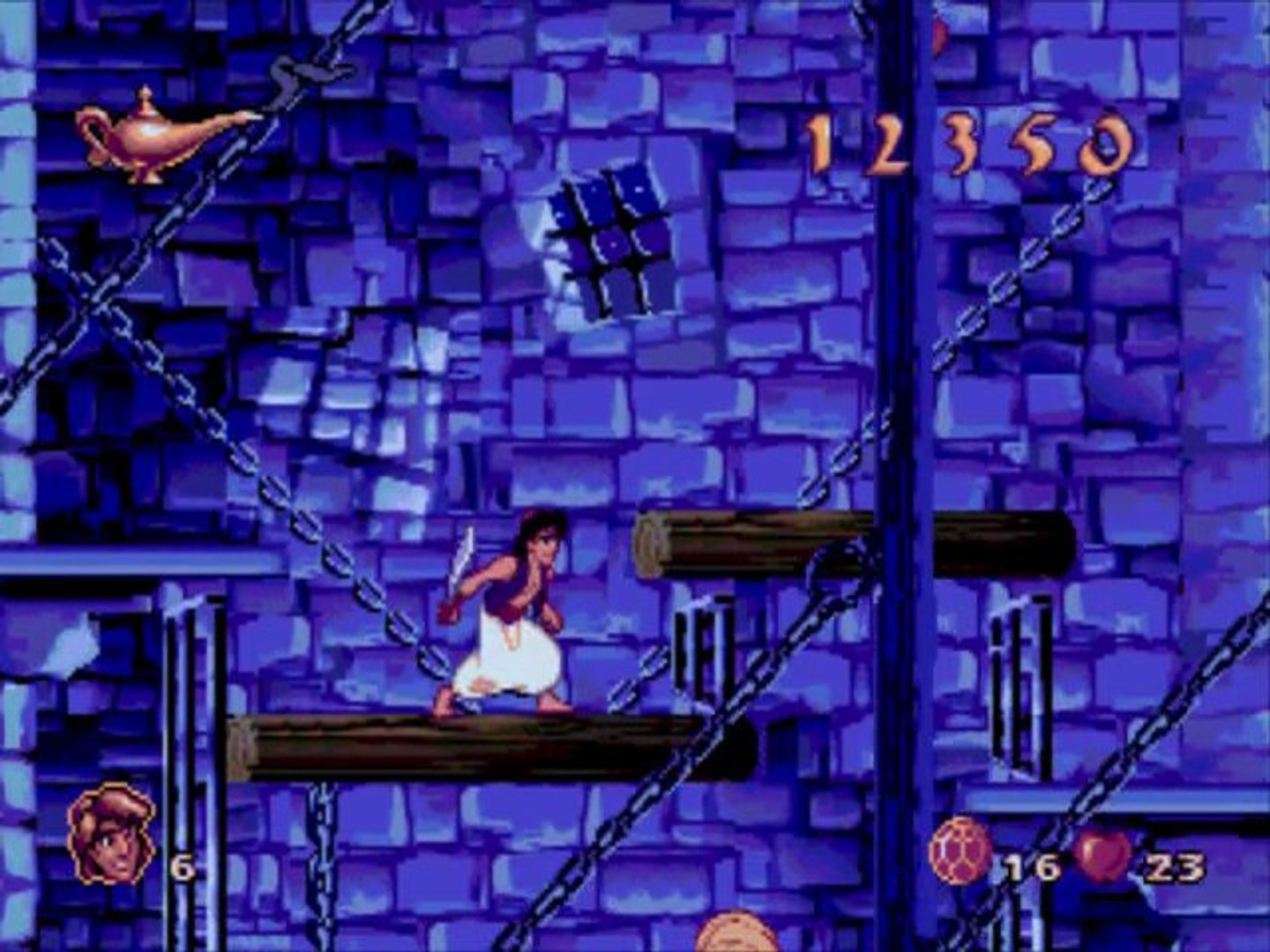 Aladdin [Megadrive] niveau 4