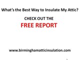 Birmingham Attic Insulation Insulation contractors in Birmi