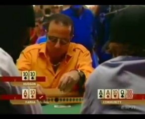 Poker - Insane first hand,texas hold 'em!