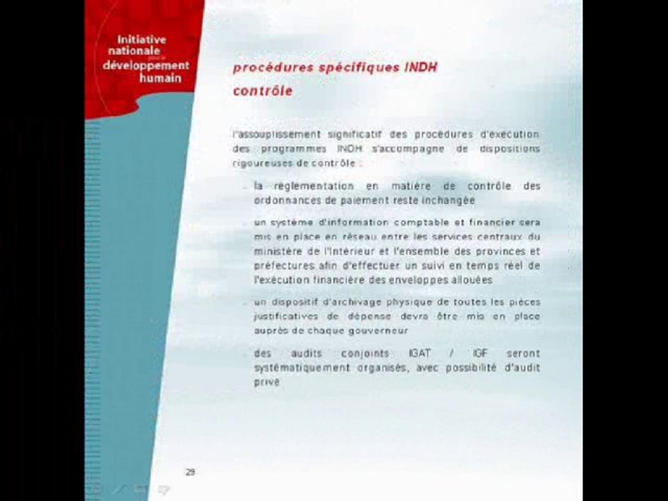 INDH : Plateforme pour un plan d'action -OMDH-