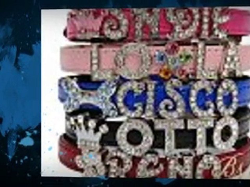 Hollywood Jeweled Dog Collars, Custom, Personalized Collars