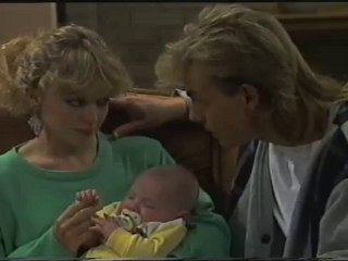 Kylie Minogue Neighbours - Scott & Charlene making family