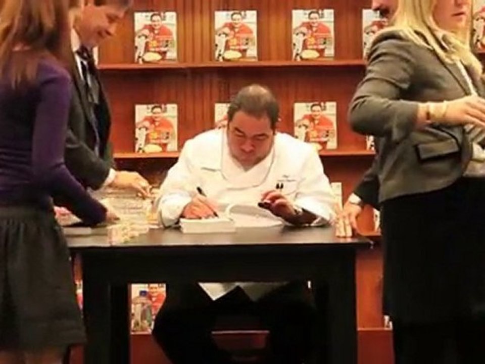 Emeril Lagasse book signing