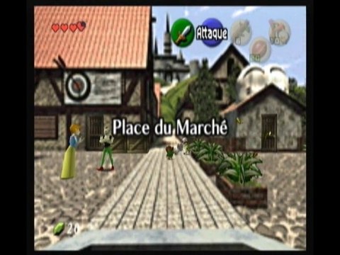 video test retro saga :saga zelda ocrina of time part1