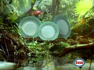 Publicité Esso avec Toumai, notre Tigre dressé