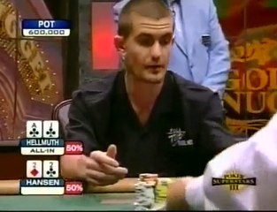 Gus Hansen going crazy 1,2,3,4