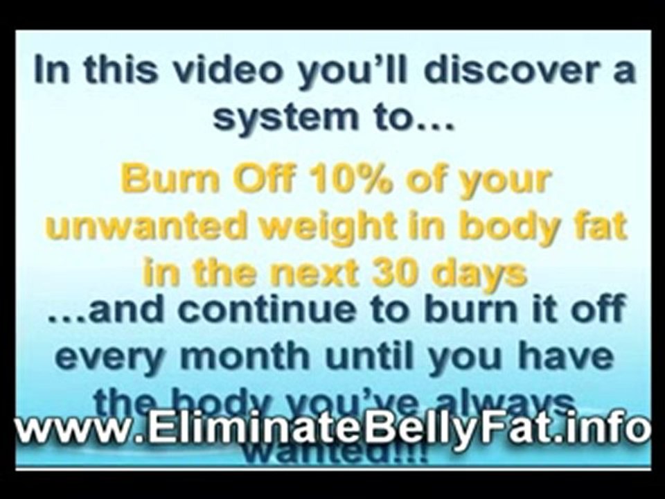 Lose Tummy Fat Quickly, Easy, And SAFE.