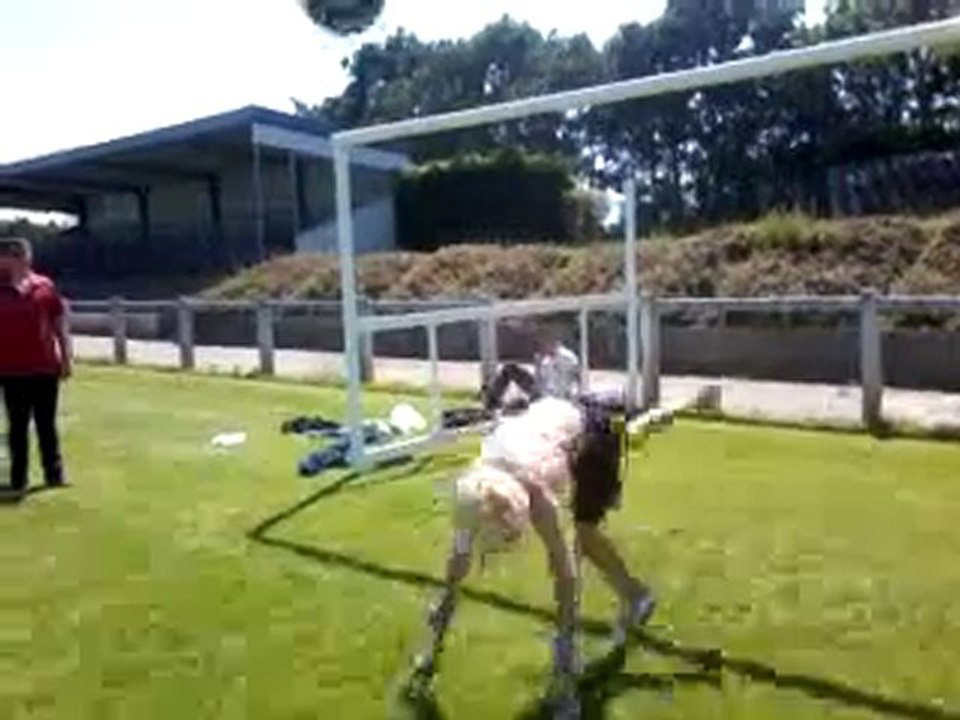 Arret de gardien spectaculaire ! scorpion