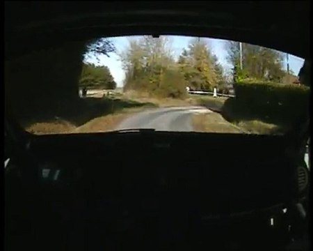 Caméra embarquée Manu Guigou Clio R3 Accès Finale Rallye 08