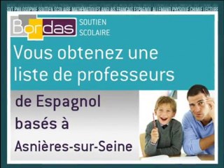Cours particulier Espagnol - Asnières-sur-Seine