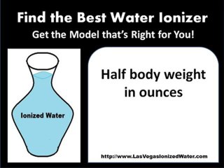 How much water ionizer should I drink?