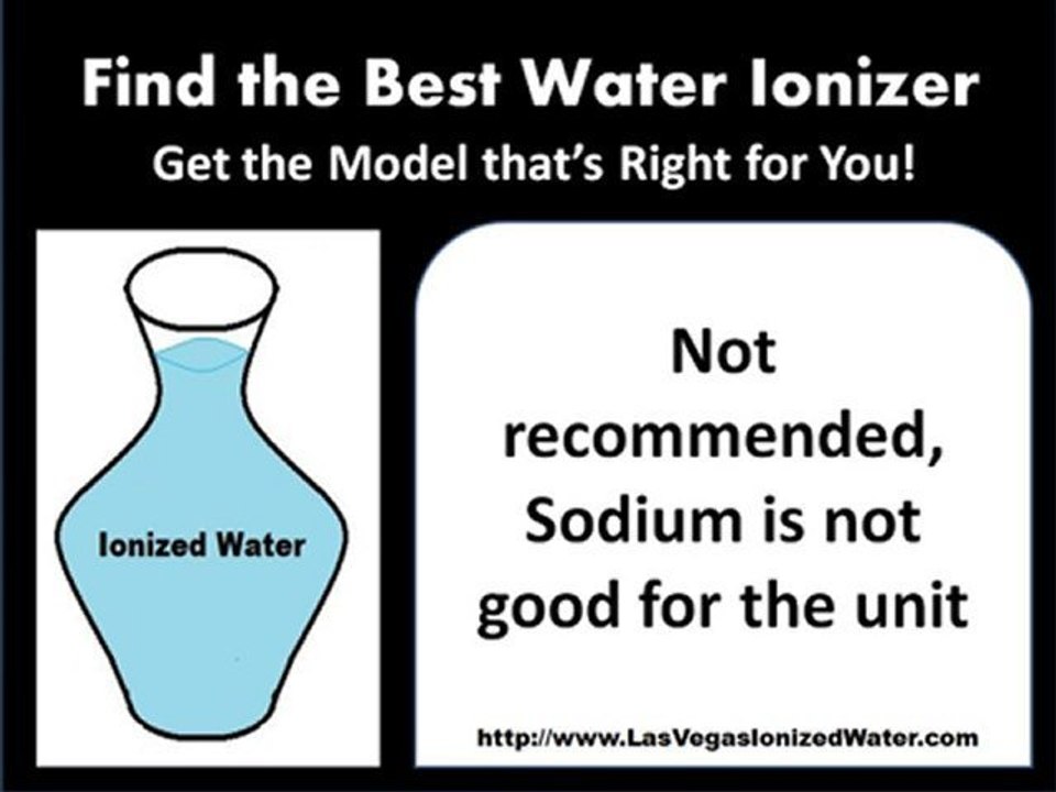Use softener with water ionizer?