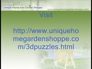 Sturdy Wooden 3D puzzle