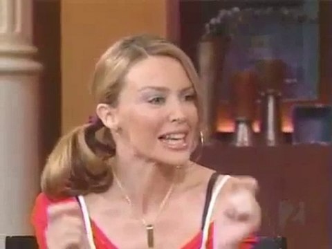 Kylie Minogue tv appearance Regis & Kelly Lee interview