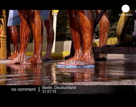 Greenpeace demonstration in Berlin against... - no comment