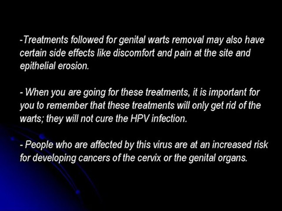 Genital Warts Treatments and More