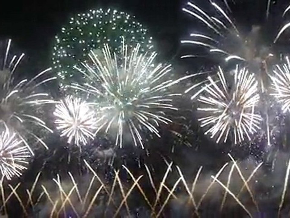 Feu d'artifice Cannes le 14/07/2010