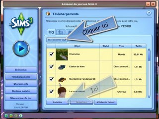 TutoSims Placer~InstallerTéléchargements !