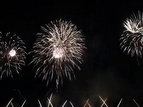 Feu d'artifice Cannes le 14/07/2010