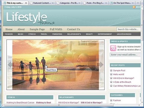 WP Tutorials | Using The Featured Content Gallery