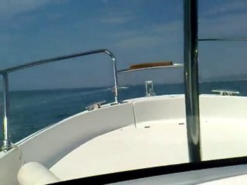 flaps électriques en action sur Key Largo 25