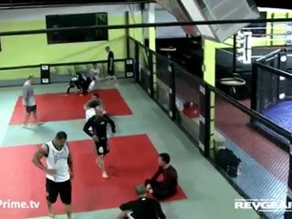 WEC Featherweight Manny Gamburyan vs Jose Aldo, MMA Training