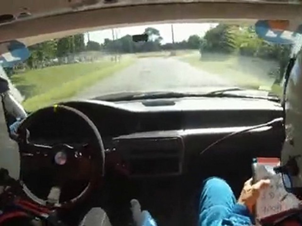 Rallye autocourse 2010 es2 Honda civic N°57