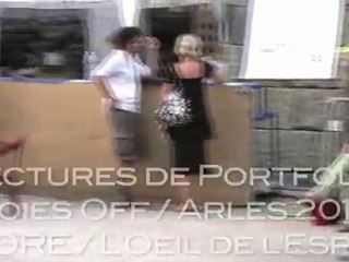 Lectures de Portfolio avec Flore à Voies Off / Arles 2010