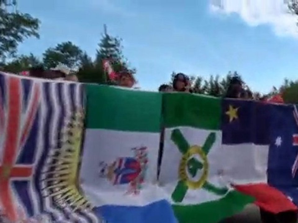 Camping in Nova Scotia during the Canada Day weekend.