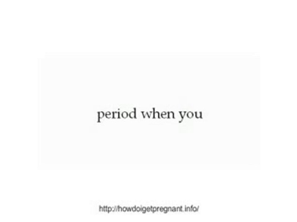 when can you get pregnant 1.mpg