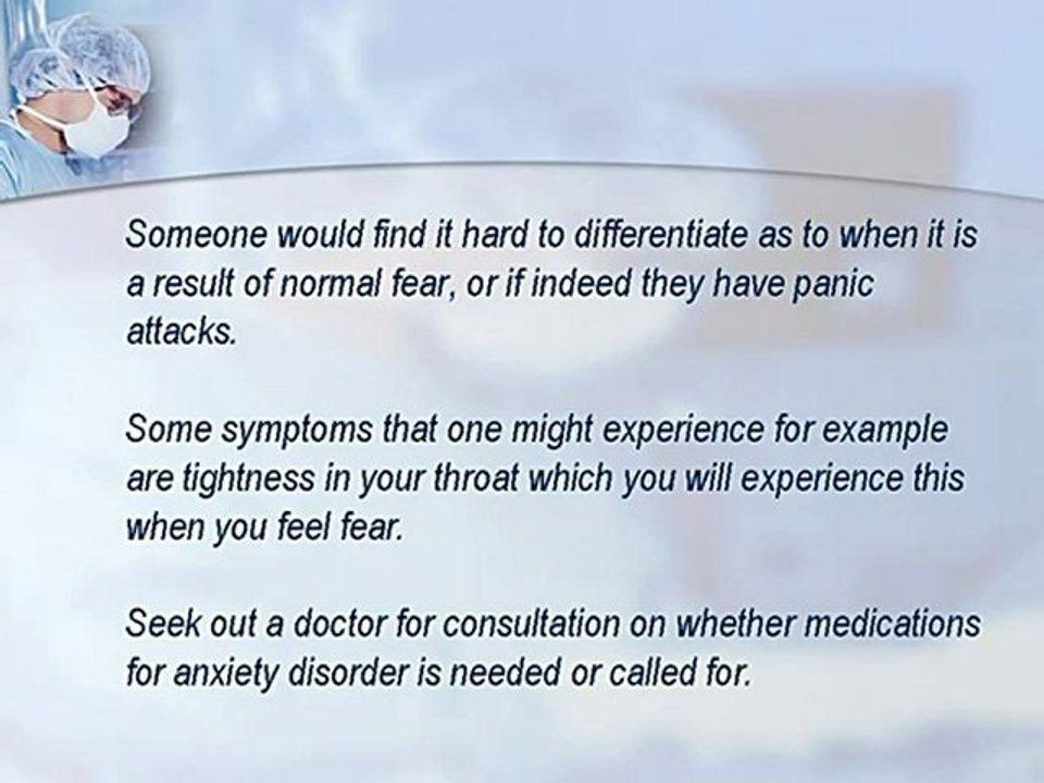 Be Aware of Your Panic Disorder