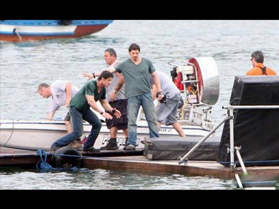The Expendables Behind the Scenes footage