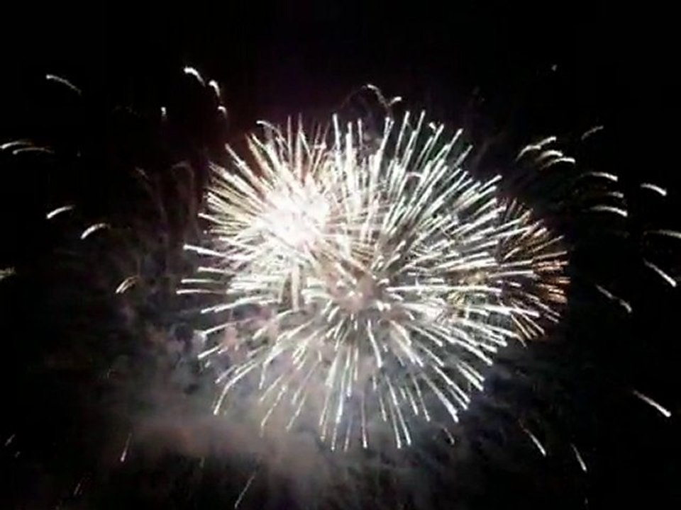 Feu d'artifice du 14 juillet 2010 La Seyne-sur-Mer : SUPERBE
