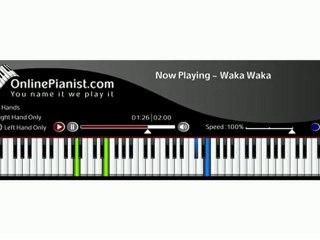 Waka Waka (This Time for Africa) - Piano tutorial